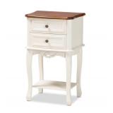 Baxton Studio Darla 2-Drawer Nightstand