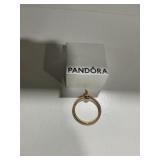 Pandora Gold Hoop Charm Holder