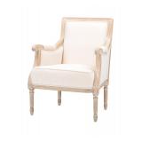 Baxton Studio Accent Chair Light Beige 33.5H