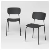 Room Essentials Dining Chairs Set of 2 Black