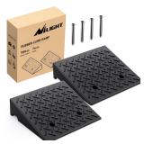Nilight Rubber Curb Ramps 7in Rise 2-Pk