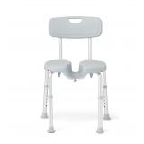 Medline Gray Shower Chair Cutout 300lb
