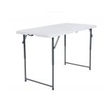 PEAKFORM 4 ft White Folding Table