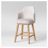 Threshold Counter-Height Barstool Linen 38.2H