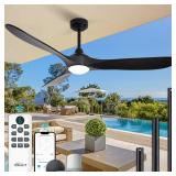 Homlit 60 Smart Black Ceiling Fan