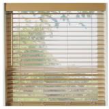 Cordless 2 Faux Wood Blinds 76x54