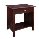 Casual Home Nightstand 17x24x27 Espresso