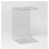 Room Essentials Clear Acrylic C Side Table