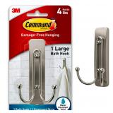 Command Large Double Bath Hook