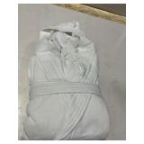 White Hooded Bathrobe