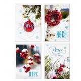 Hallmark Christmas Cards 24pk 5x7.2in