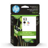 HP 63 BlackTri-Color Ink Cartridge 2-Pack