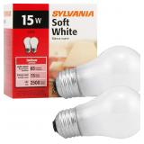 SYLVANIA Incandescent A15 Bulb 15W 2-Pack