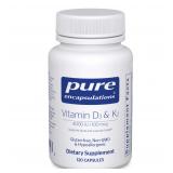 Pure Encapsulations Vit D3  K2 120 Caps