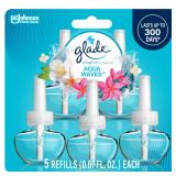 Glade PlugIns Refills 3.35oz 5ct Aqua Waves