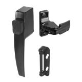 PRIME-LINE Push Button Screen Door Latch Black