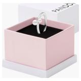 Pandora Timeless Duo Ring Sterling Silver Size 50