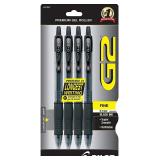 PILOT G2 Gel Pens Fine Point 4-Pk