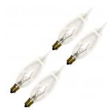 GE 60W Crystal Clear Candelabra Bulb 76239