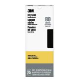 M 80-Grit Drywall Sanding Sheets 25-Pack