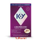 K-Y Liquibeads Moisturizer 6 Count