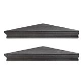 Am Art Decor 2PC Floating Corner Shelves 16