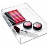 iDesign Clear Drawer Organizer 8x12x2