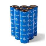 Zebra Resin Ribbon 6 Rolls 4.33in