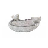 Deco 79 Bird Garden Sculpture 13x12x6