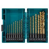 Makita Titanium Hex Shank Drill Bit Set 14 Pc.