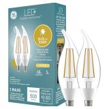 GE Dusk to Dawn LED E12 Bulbs 2-Pack