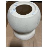 Cream Ceramic Sphere Planter