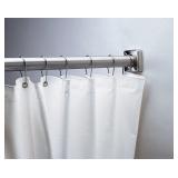 Bobrick 42x72 White Shower Curtain