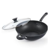 Cook N Home 12-Inch Nonstick Wok