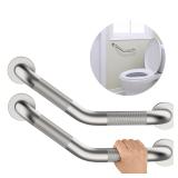 Munzong 16in Angled Shower Grab Bar 2-Pk
