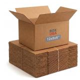 BOX USA Shipping Boxes 12x8x6 25-Pk
