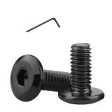 METUJA M6x15mm Black Socket Cap Screws