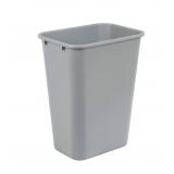 Amazon Basics 10-Gallon Grey Wastebasket