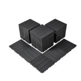 VEVOR 54sqft Interlocking Deck Tiles Dark Grey