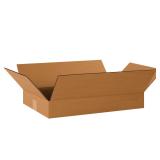 Partners Brand 20x12x3 Corrugated Boxes 25-Pack