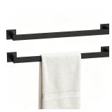 AcePeak 23.6 Matte Black Towel Bar Set 2-Piece