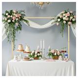 VEVOR Over Table Rod Stand Adjustable Arch White