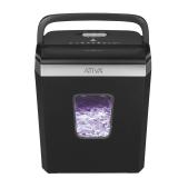 Ativa 6-Sheet Cross-Cut Paper Shredder Black