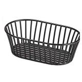 GET 8.5 x 5.5 Tuscan Oblong Wire Basket Black