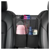 FLORICH Car Seat Organizer Black 12x15x10