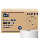 Tork Jumbo Toilet Paper 12 Rolls 1000 White