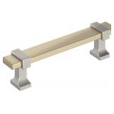 Amerock 3-34 Overton Cabinet Pull GoldNickel