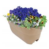 Emsco Group 24 Bloomers Railing Planter - Sand