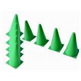 Cintz 9 Soccer Training Cones Green Set of 10