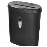 Business Source 4.6-Gal Cross-Cut Shredder Black